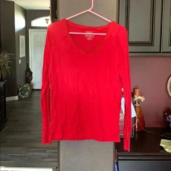 Women's Soft Ribbed-Knit Long Sleeve XL / C64 - Picture 1 of 2